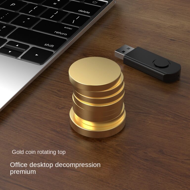 Golden Coin Aluminum Alloy Spinner