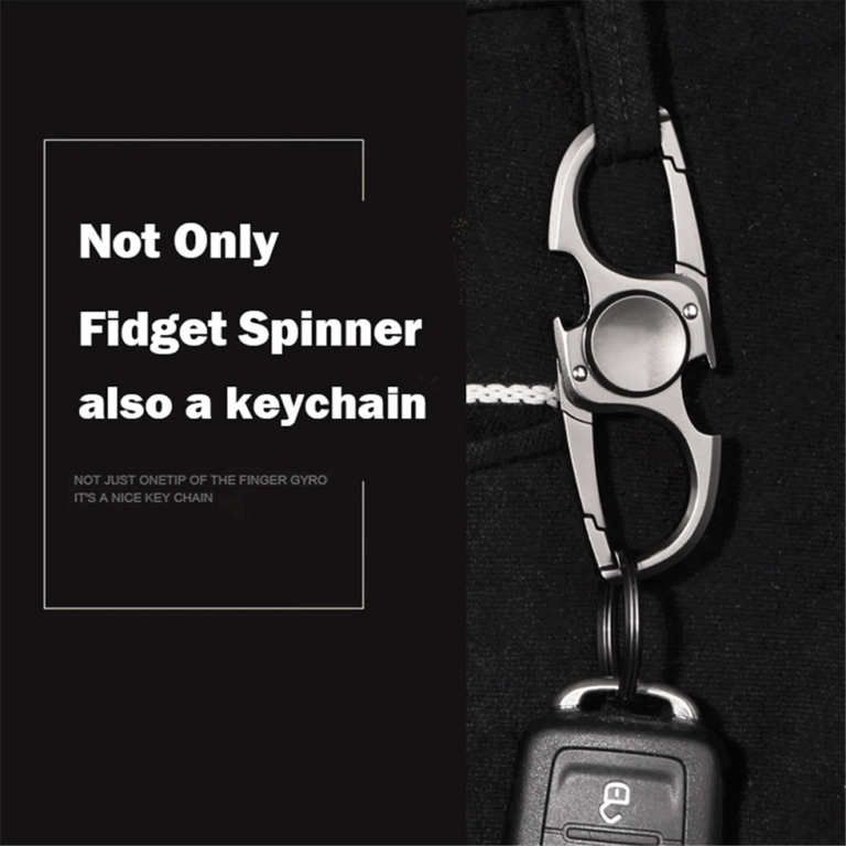 keychain fidget spinner